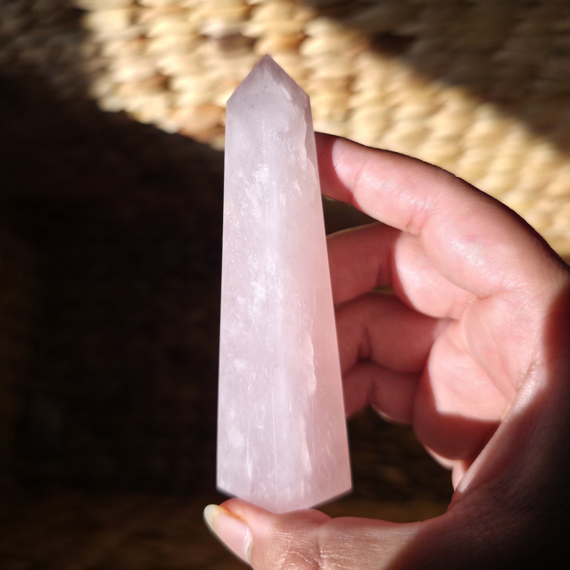 Rose Quartz Obelisk | Option E