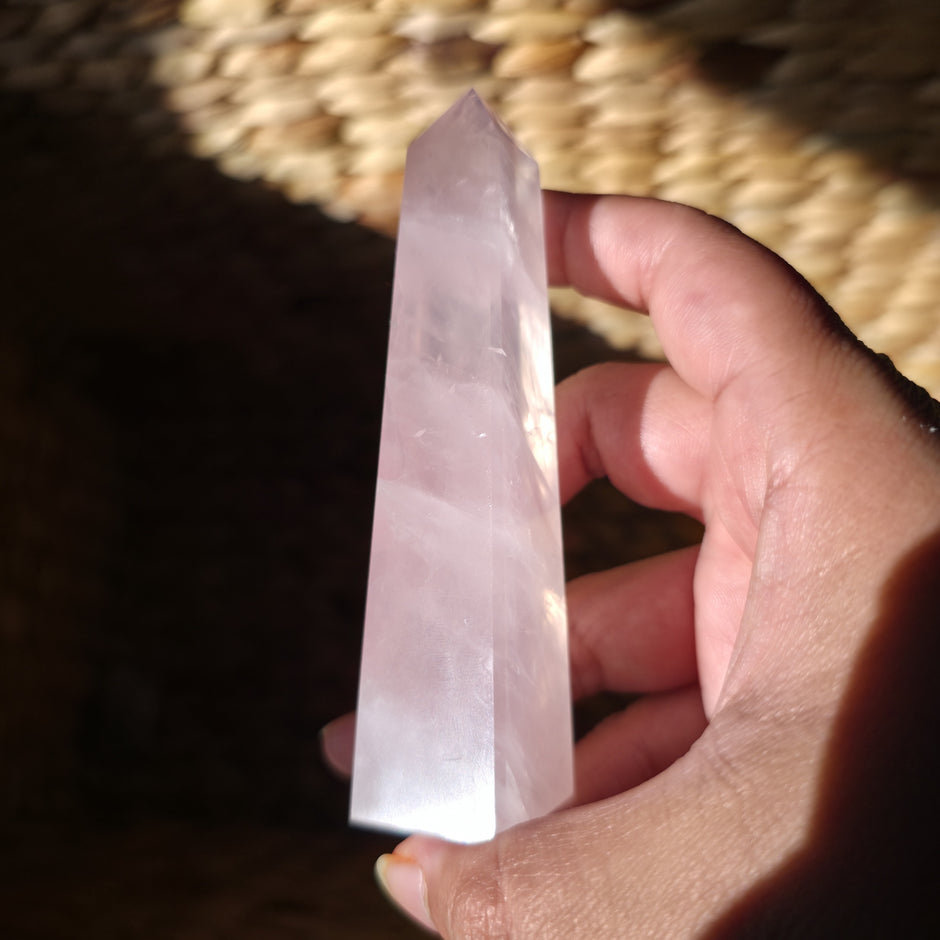Rose Quartz Obelisk | Option F