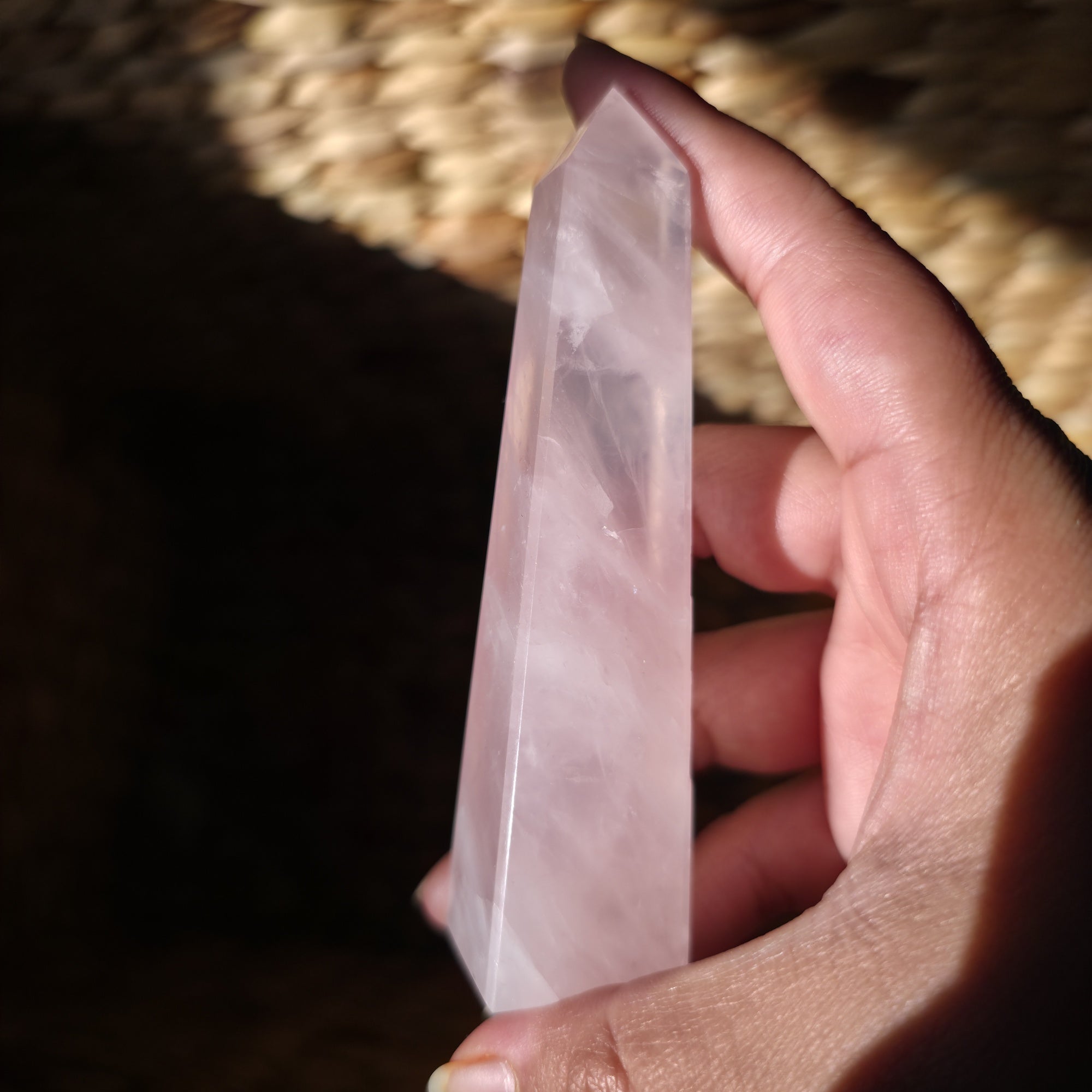 Rose Quartz Obelisk | Option F