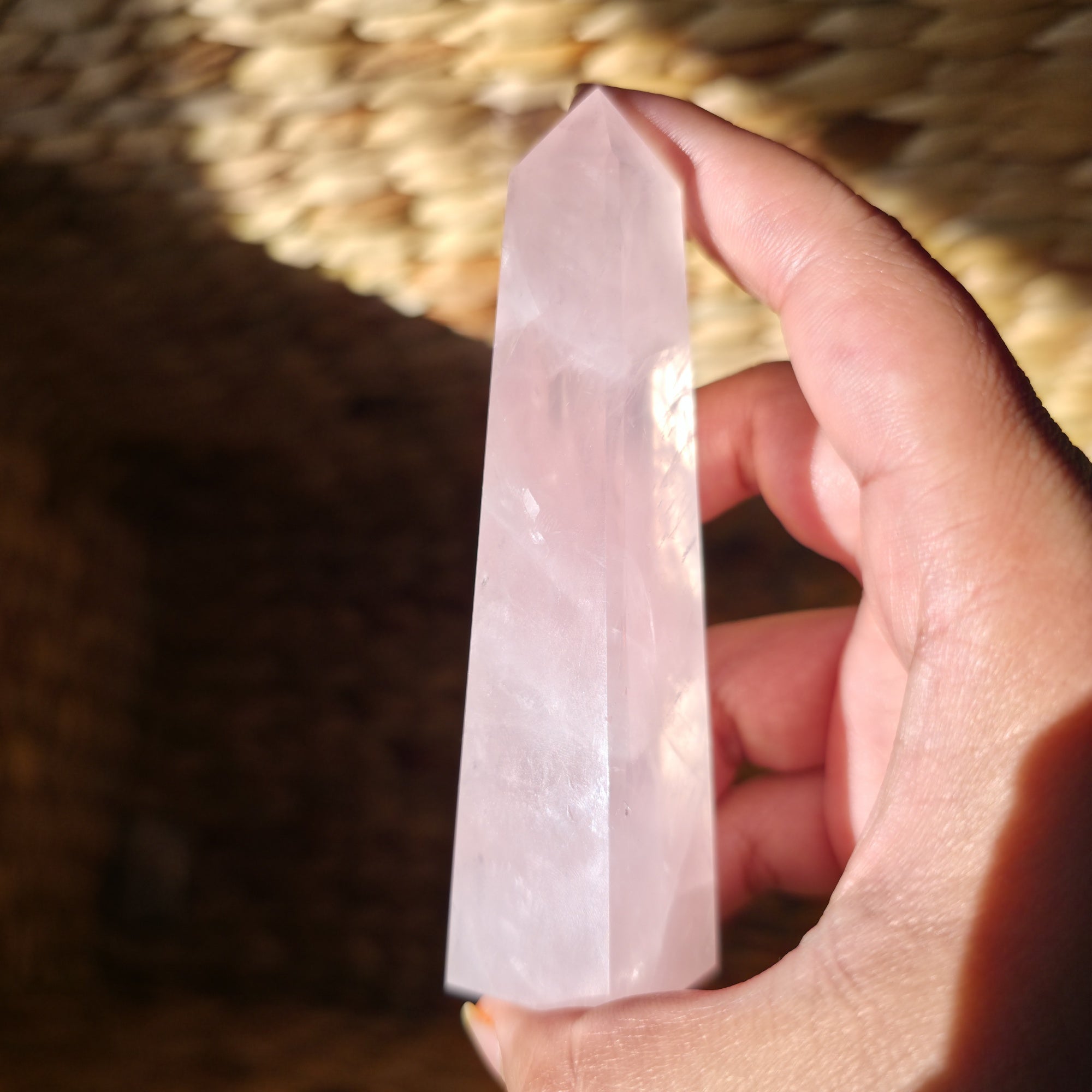 Rose Quartz Obelisk | Option F