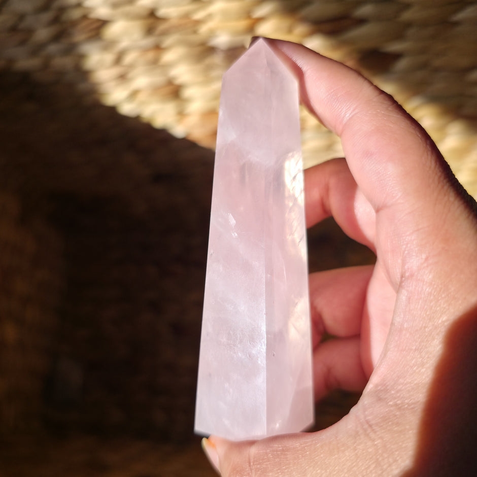 Rose Quartz Obelisk | Option F
