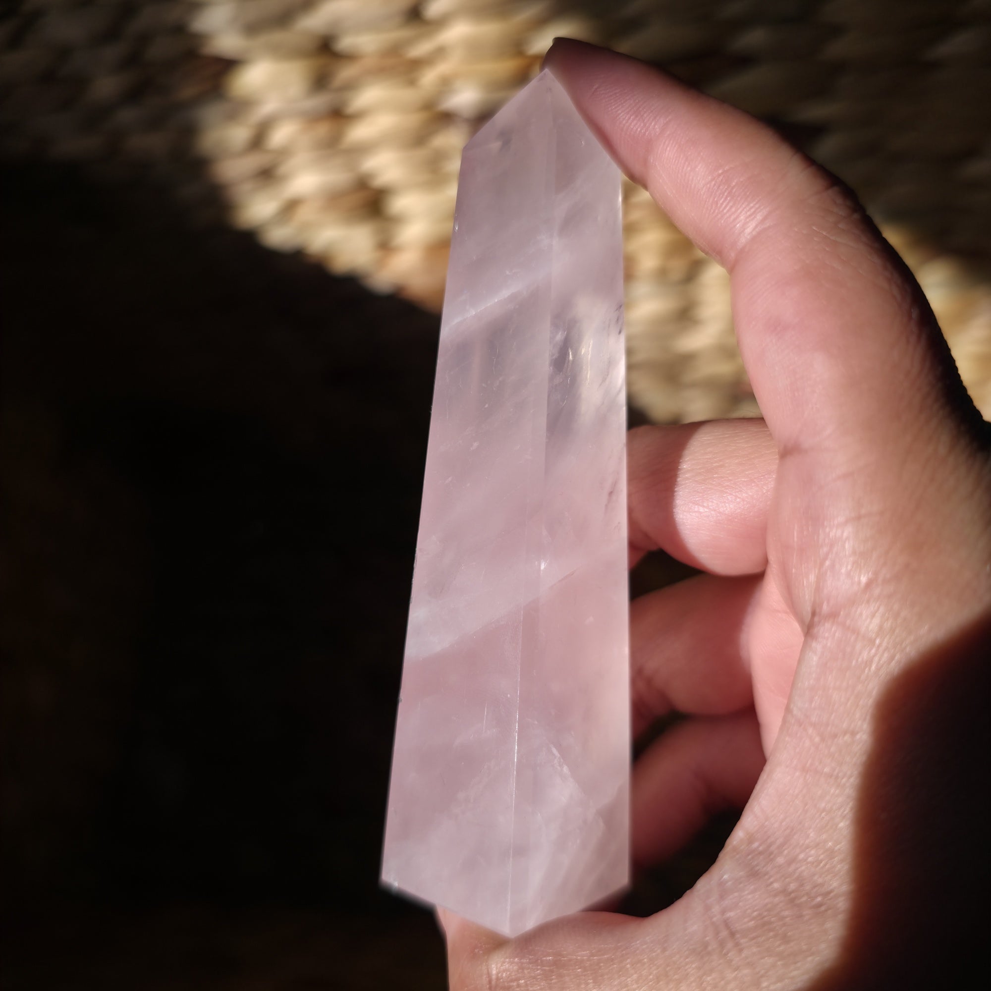 Rose Quartz Obelisk | Option F