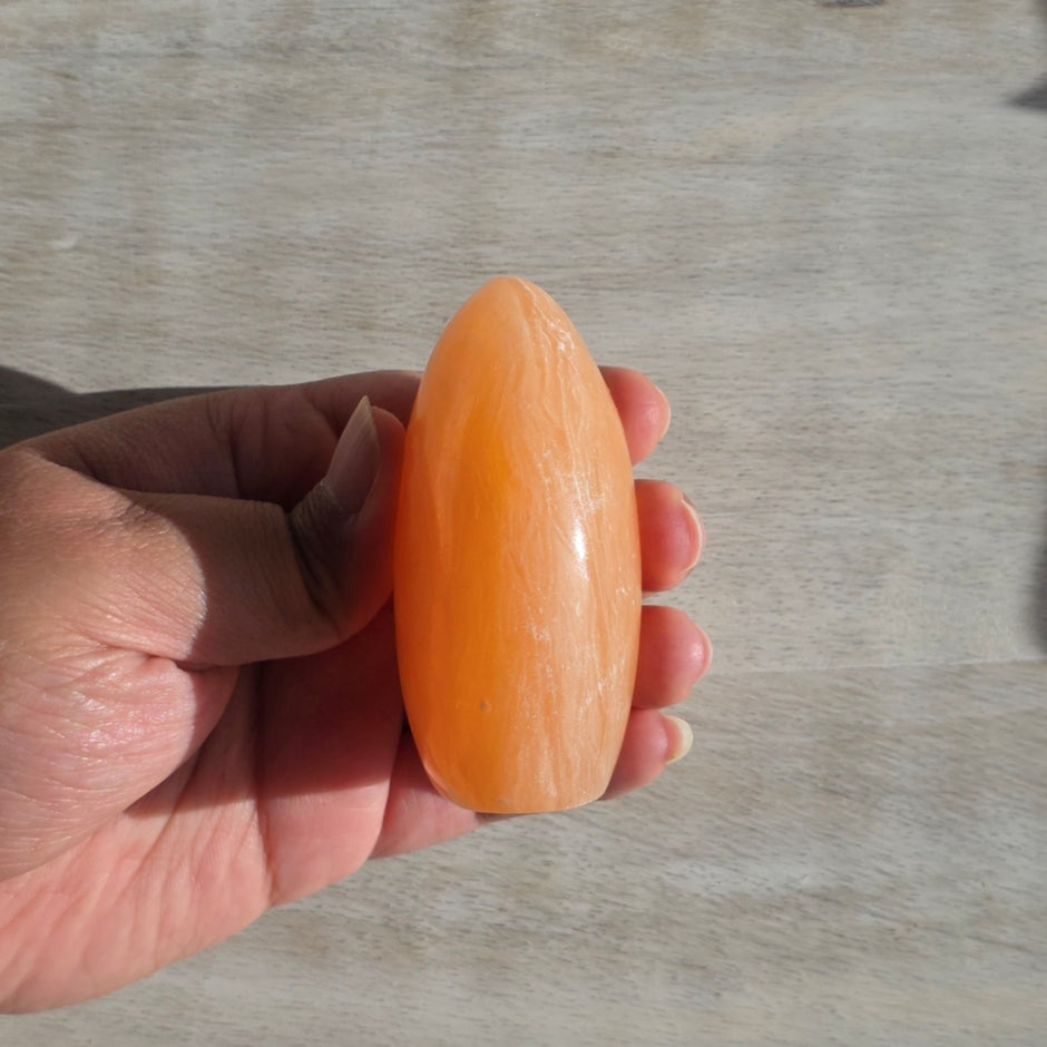 Orange Creamsicle Calcite Freeform | Option A