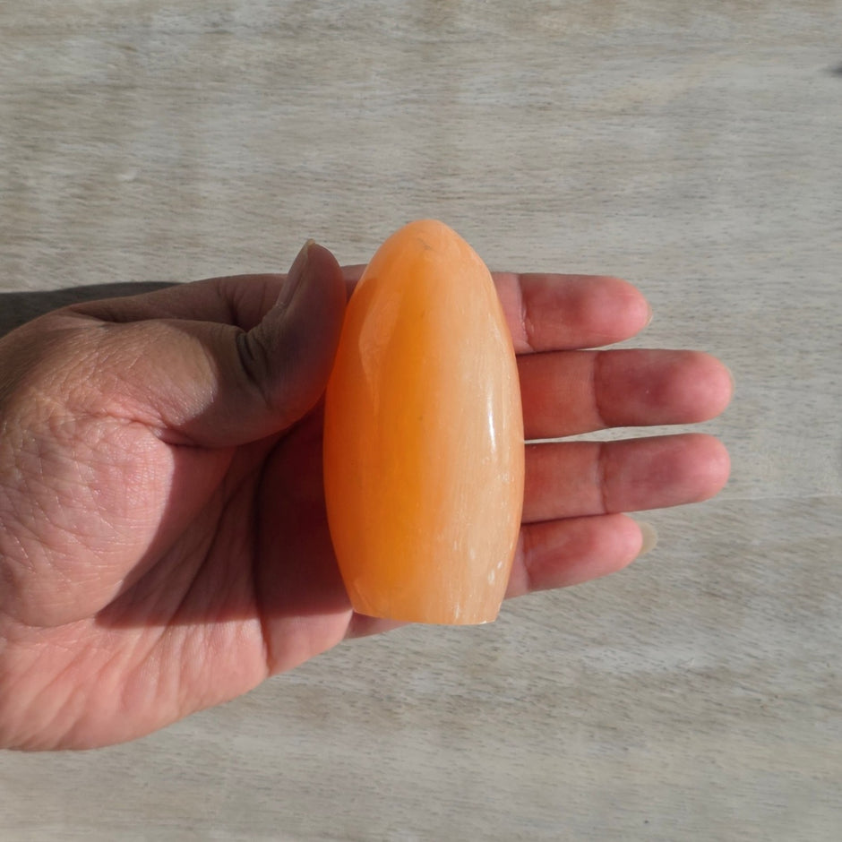 Orange Creamsicle Calcite Freeform | Option A