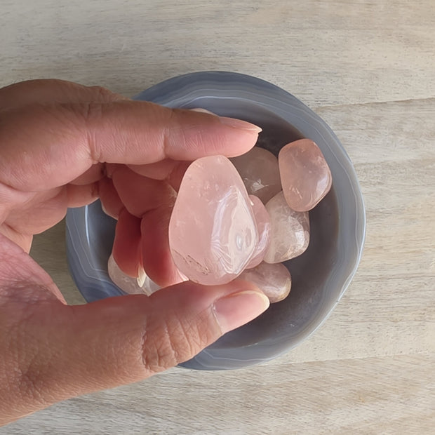 Rose Quartz Tumble - One Individual Tumble