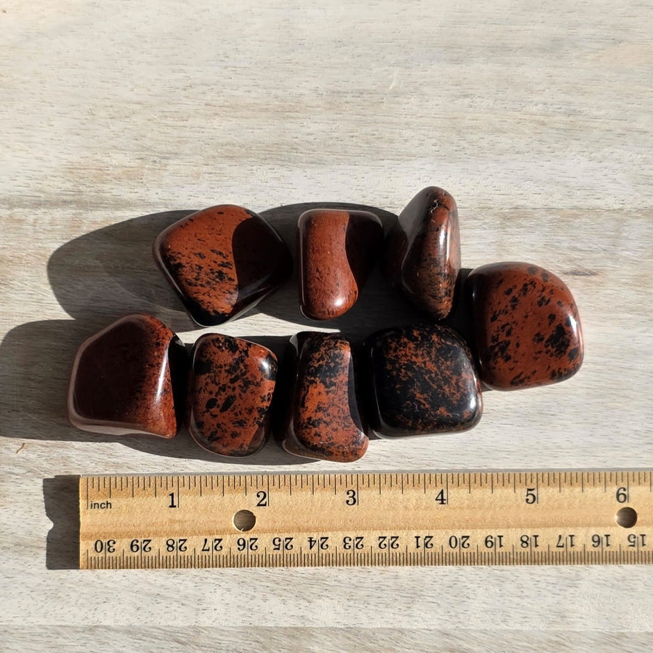 Mohagany Obsidian Tumble | One Individual Tumble