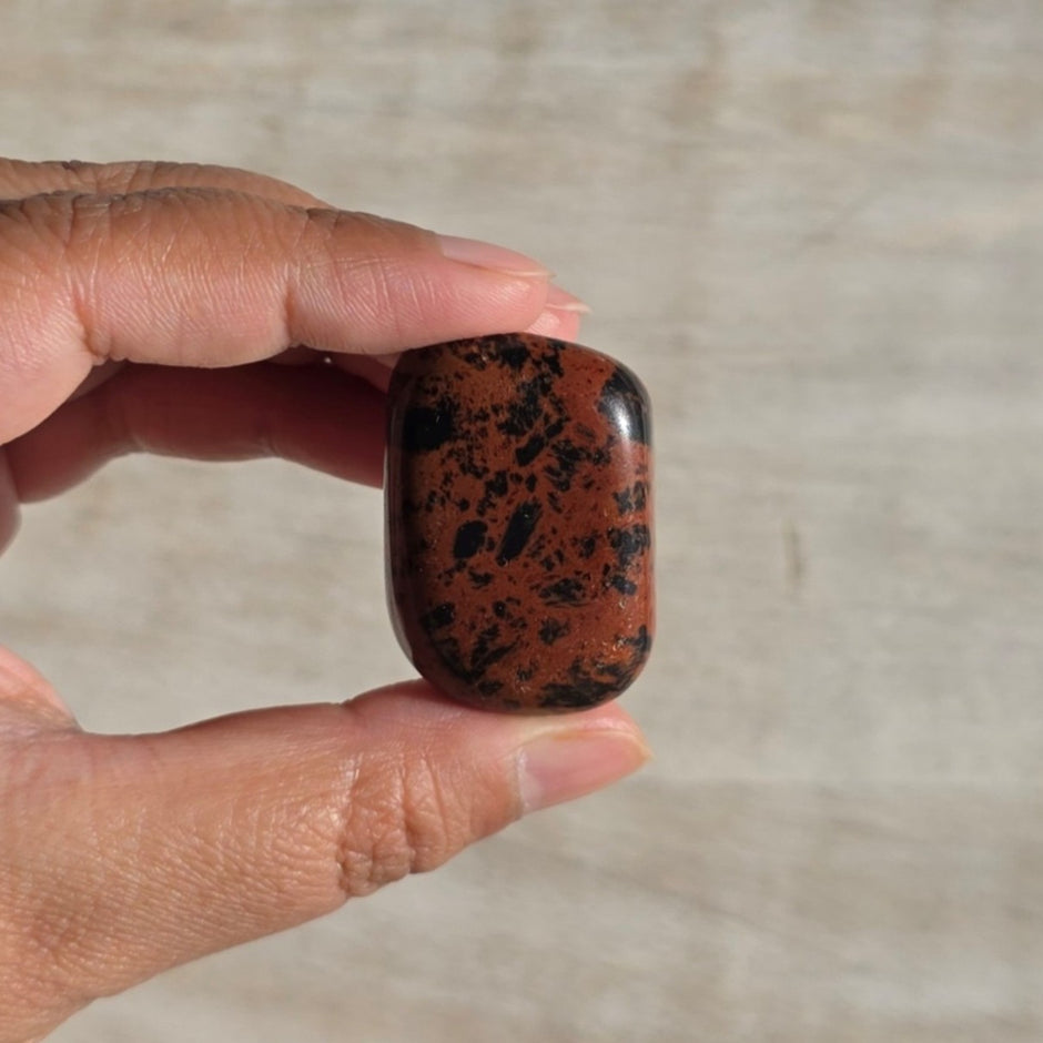 Mohagany Obsidian Tumble | One Individual Tumble