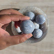 Dazzling Blue Calcite Tumble | One Individual Tumble