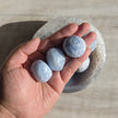 Dazzling Blue Calcite Tumble | One Individual Tumble