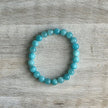 Beautiful Amazonite Bracelet | One Individual Bracelet | Wrist Size Approximately 6.5 in. | 8mm Beads