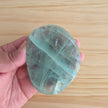 Seafoam Fluorite Palm Stone | Option S