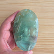 Seafoam Fluorite Palm Stone | Option T