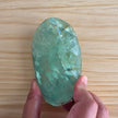 Seafoam Fluorite Palm Stone | Option T