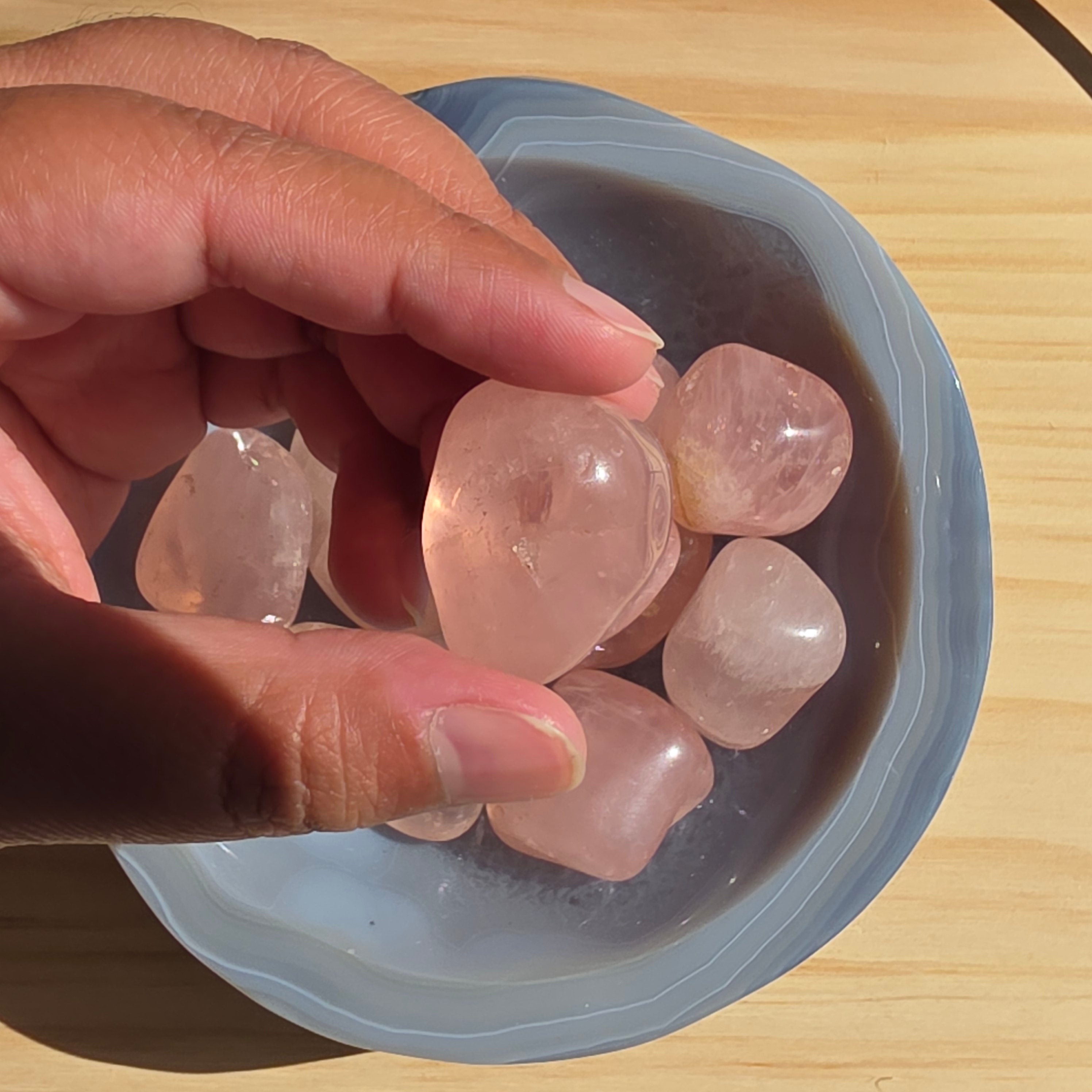 Beautiful Rose Quartz Tumble| One Individual Tumble