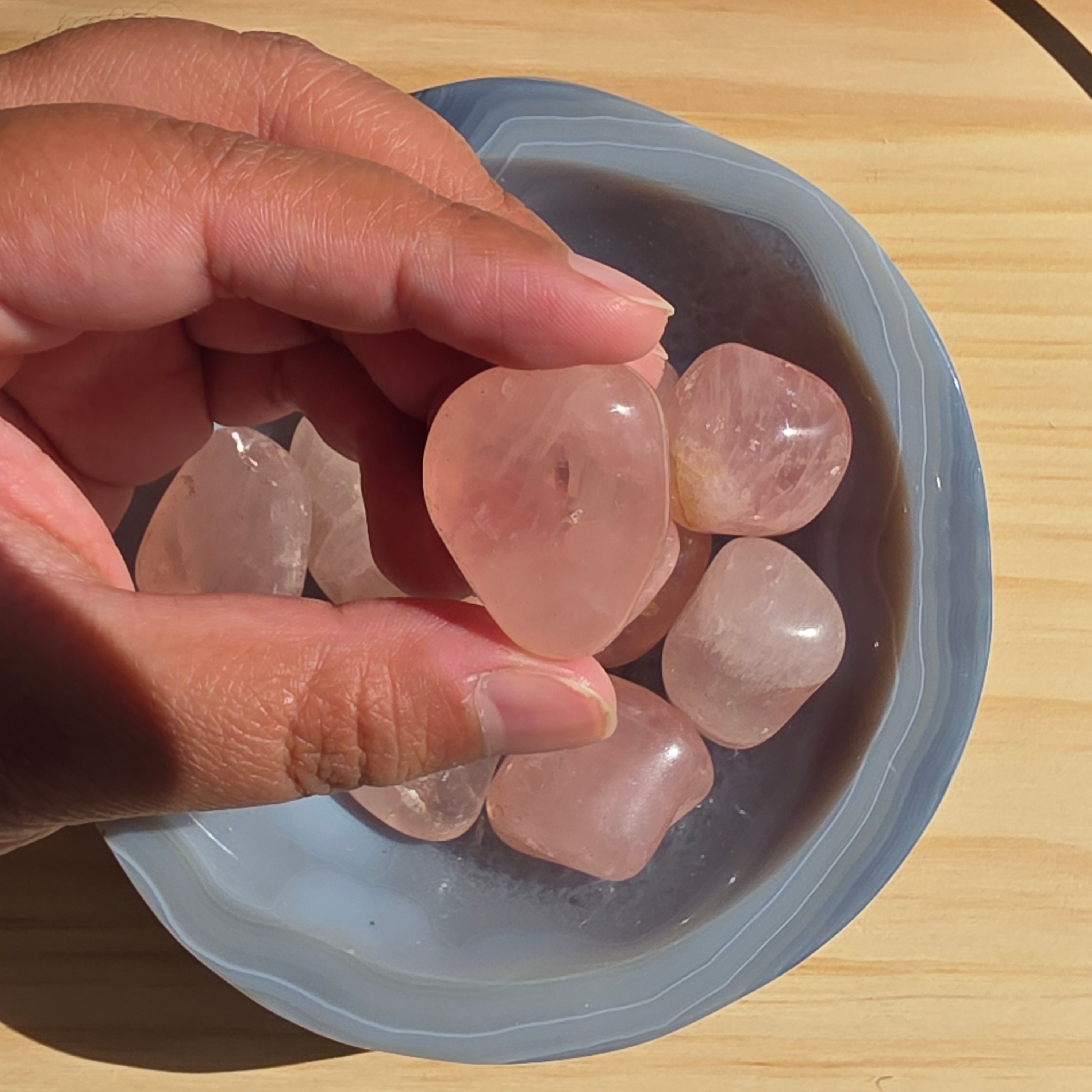 Beautiful Rose Quartz Tumble| One Individual Tumble