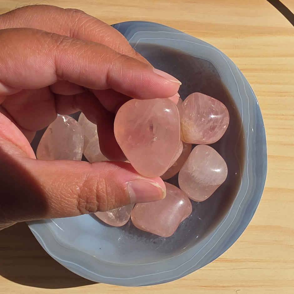 Beautiful Rose Quartz Tumble| One Individual Tumble