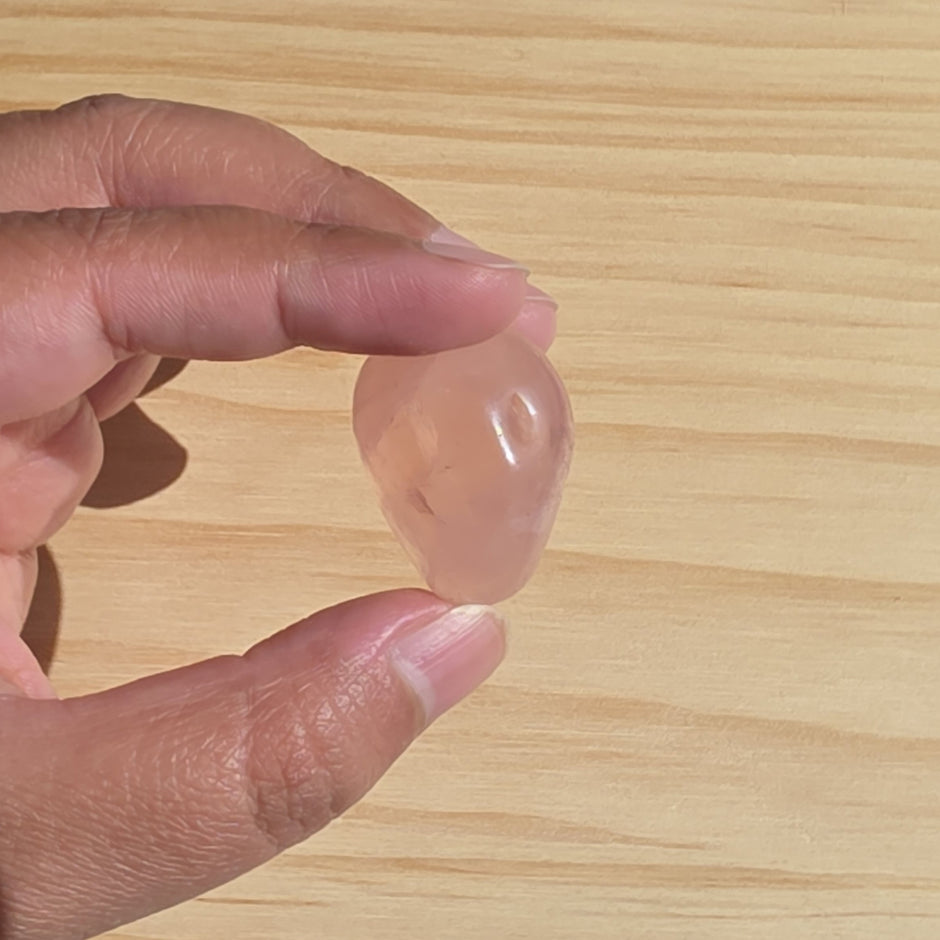 Beautiful Rose Quartz Tumble| One Individual Tumble