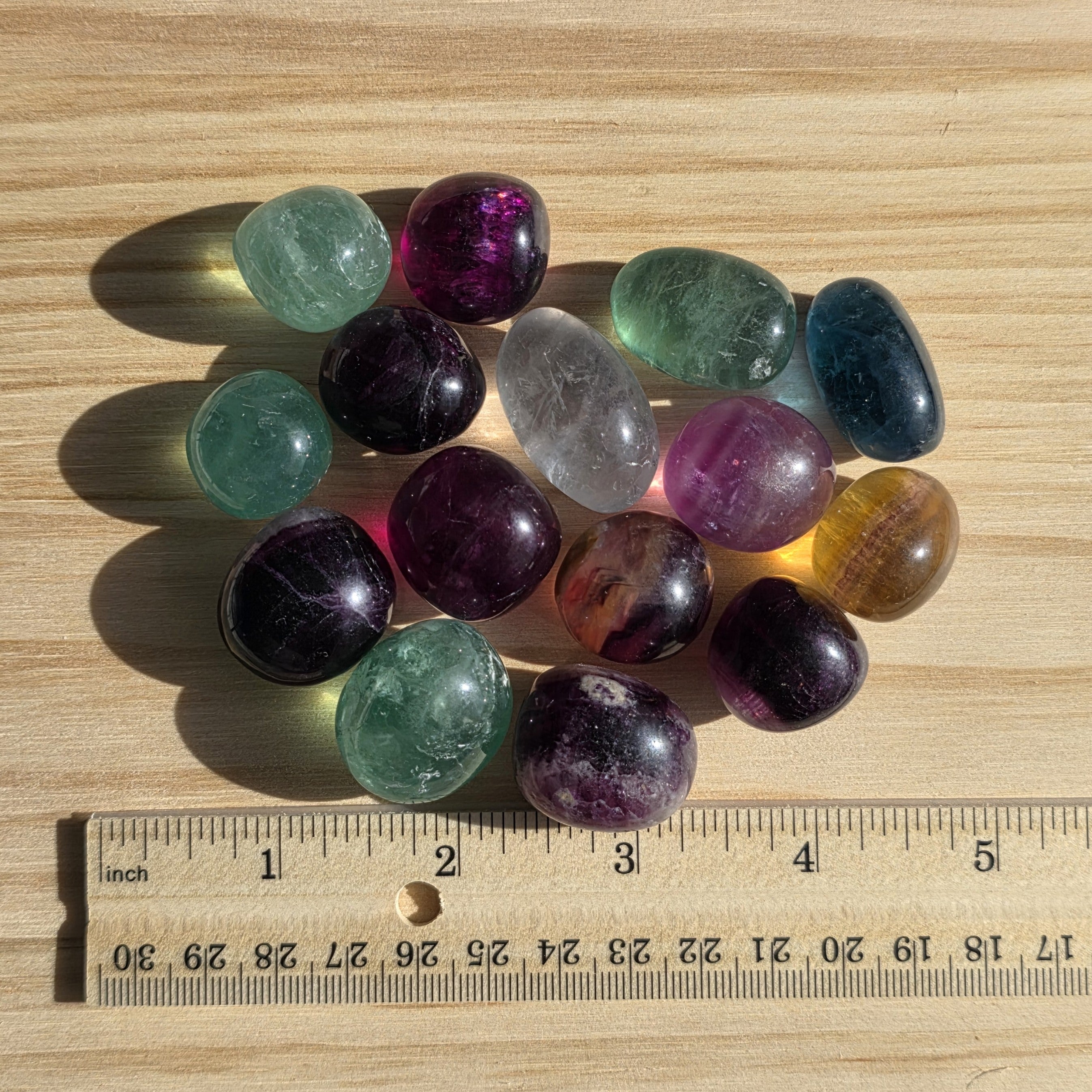 Fluorite Tumble | One Individual Tumble