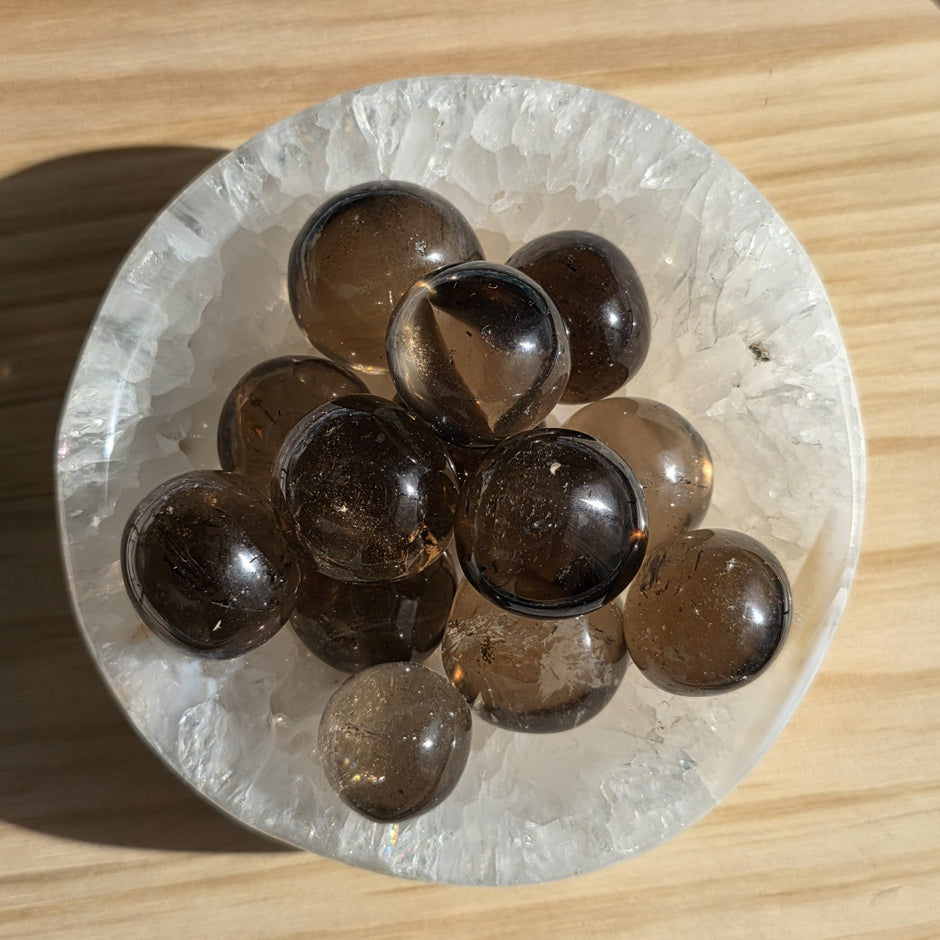 Grounding Smoky Quartz Tumble | One Individual Tumble