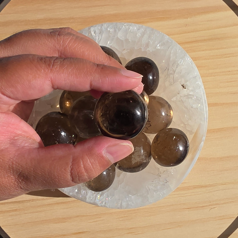 Grounding Smoky Quartz Tumble | One Individual Tumble