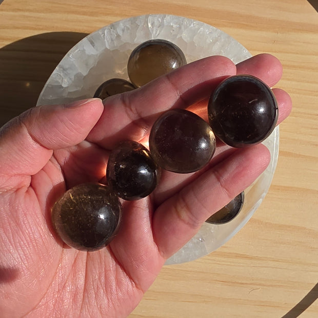 Grounding Smoky Quartz Tumble | One Individual Tumble
