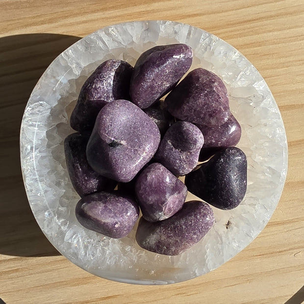 Lepidolite Tumble | One Individual Tumble