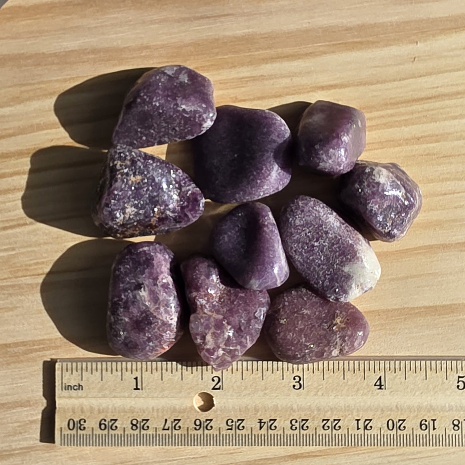 Lepidolite Tumble | One Individual Tumble