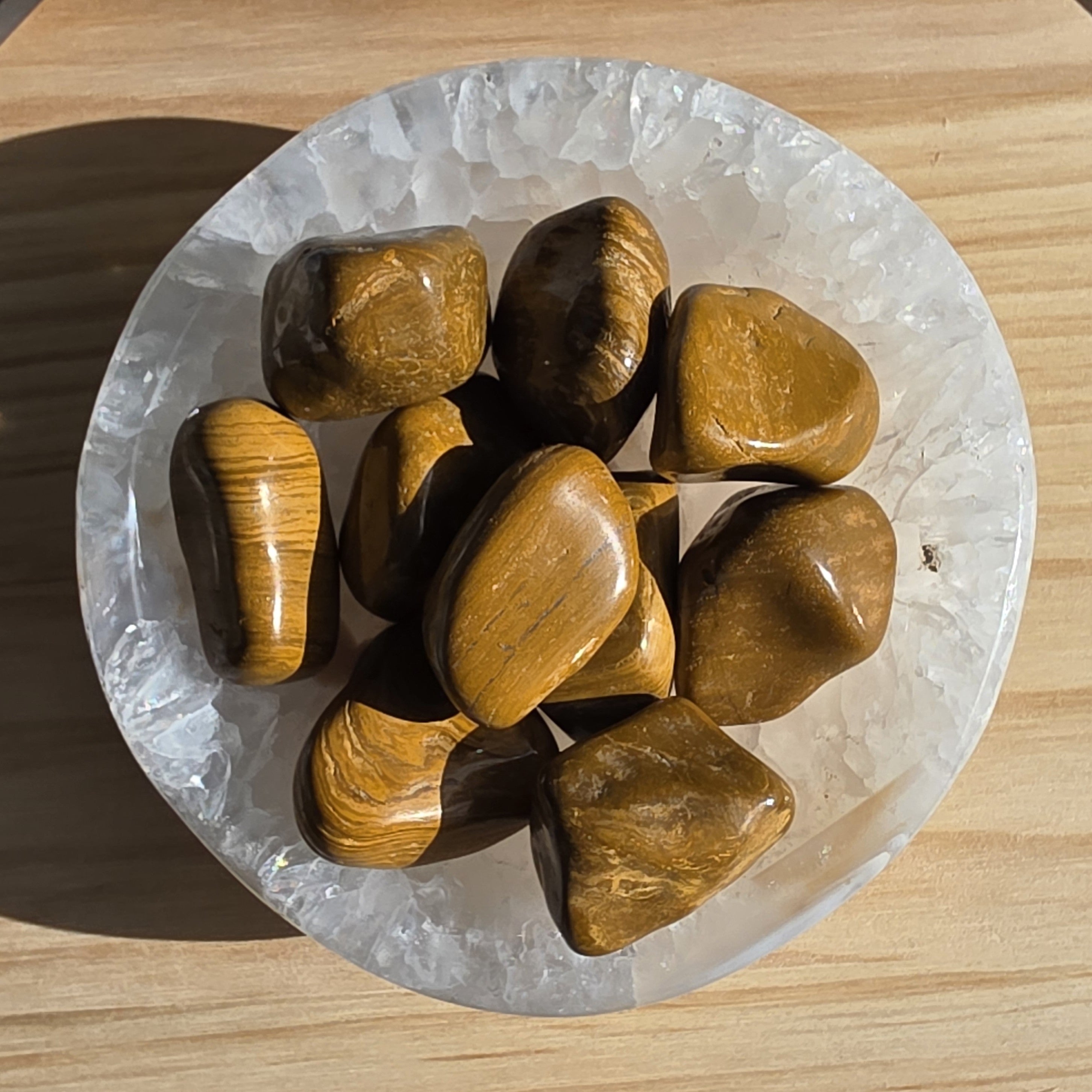 Beautiful Yellow Jasper Tumble | One Individual Tumble