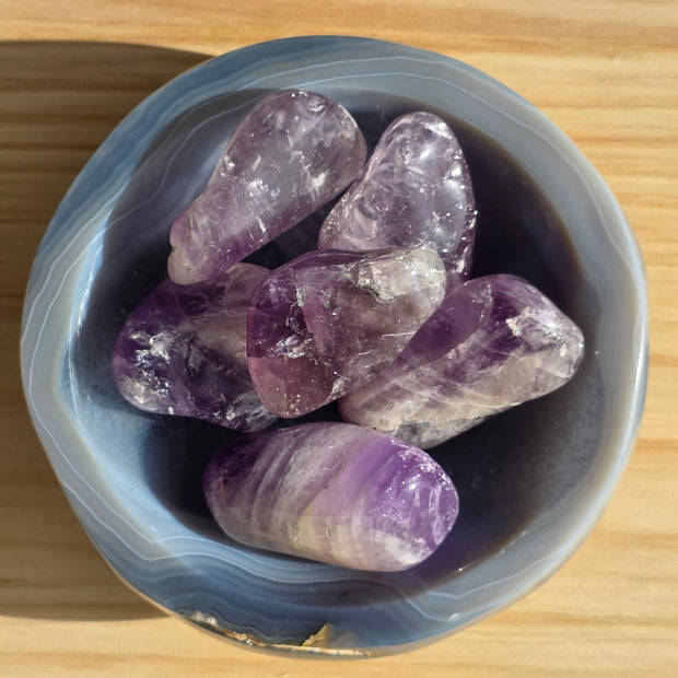 Large Dazzling Amethyst Tumble | One Individual Tumble