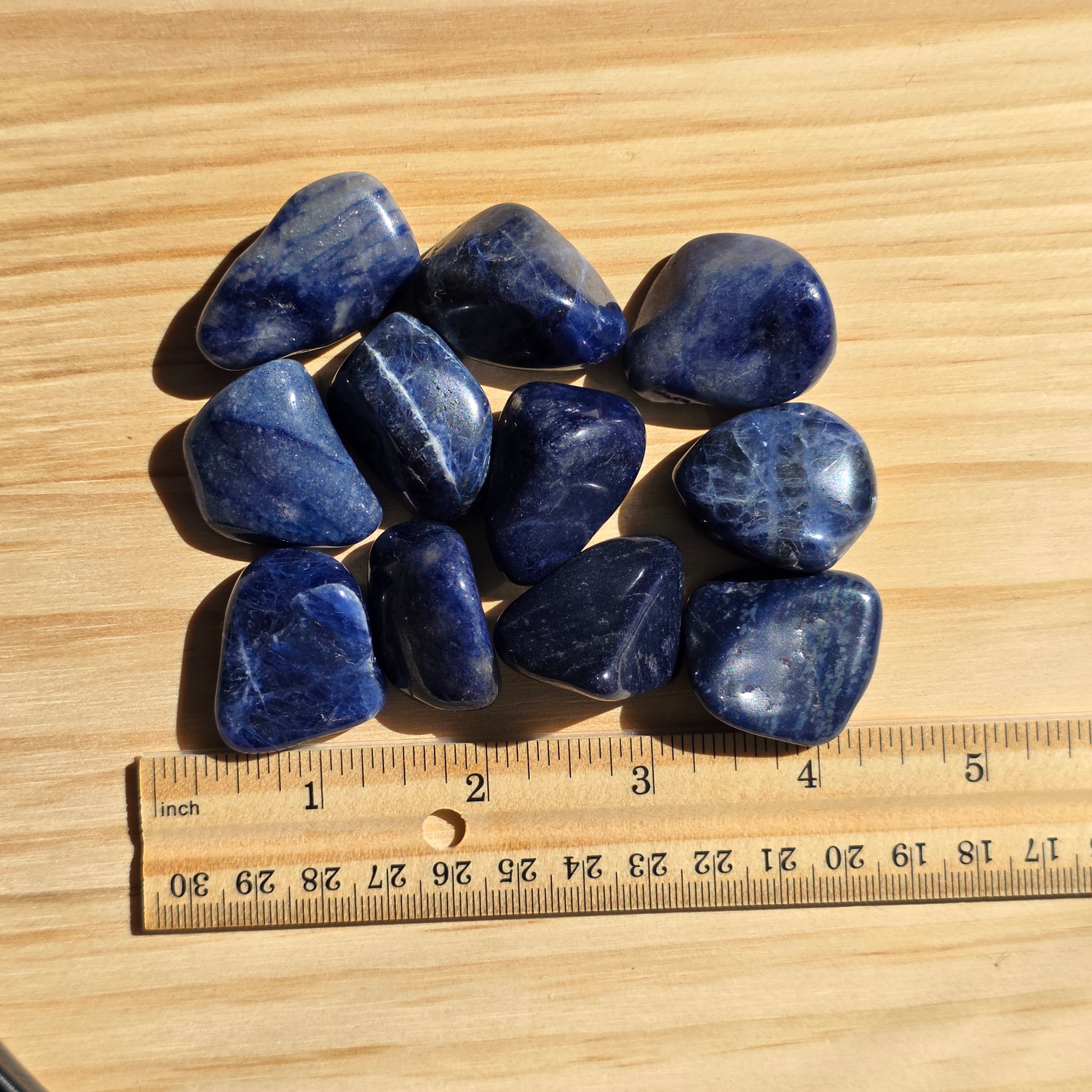 Dreamy Sodalite Tumbles | One Individual Tumble