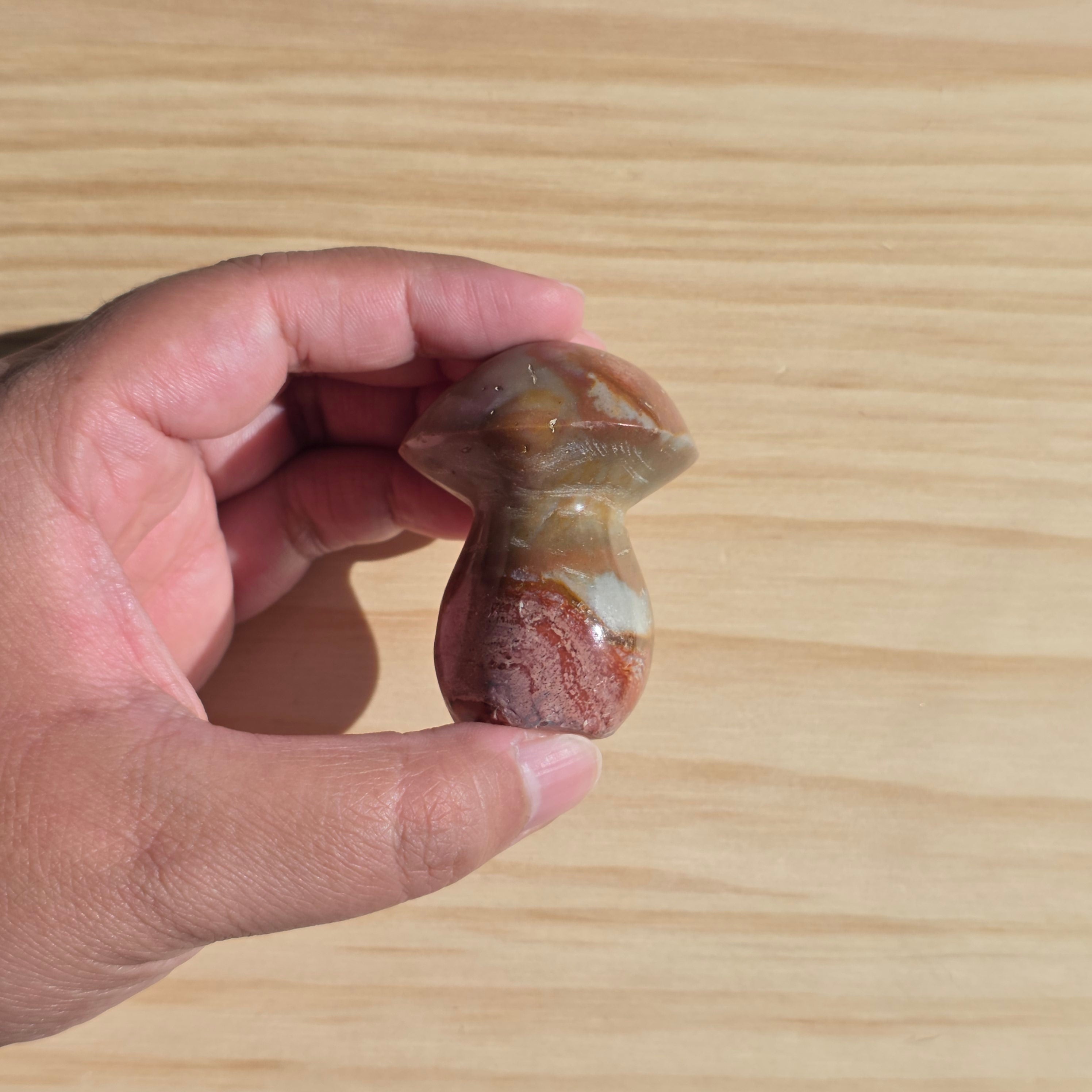 Polychrome Jasper Mushroom | Option B