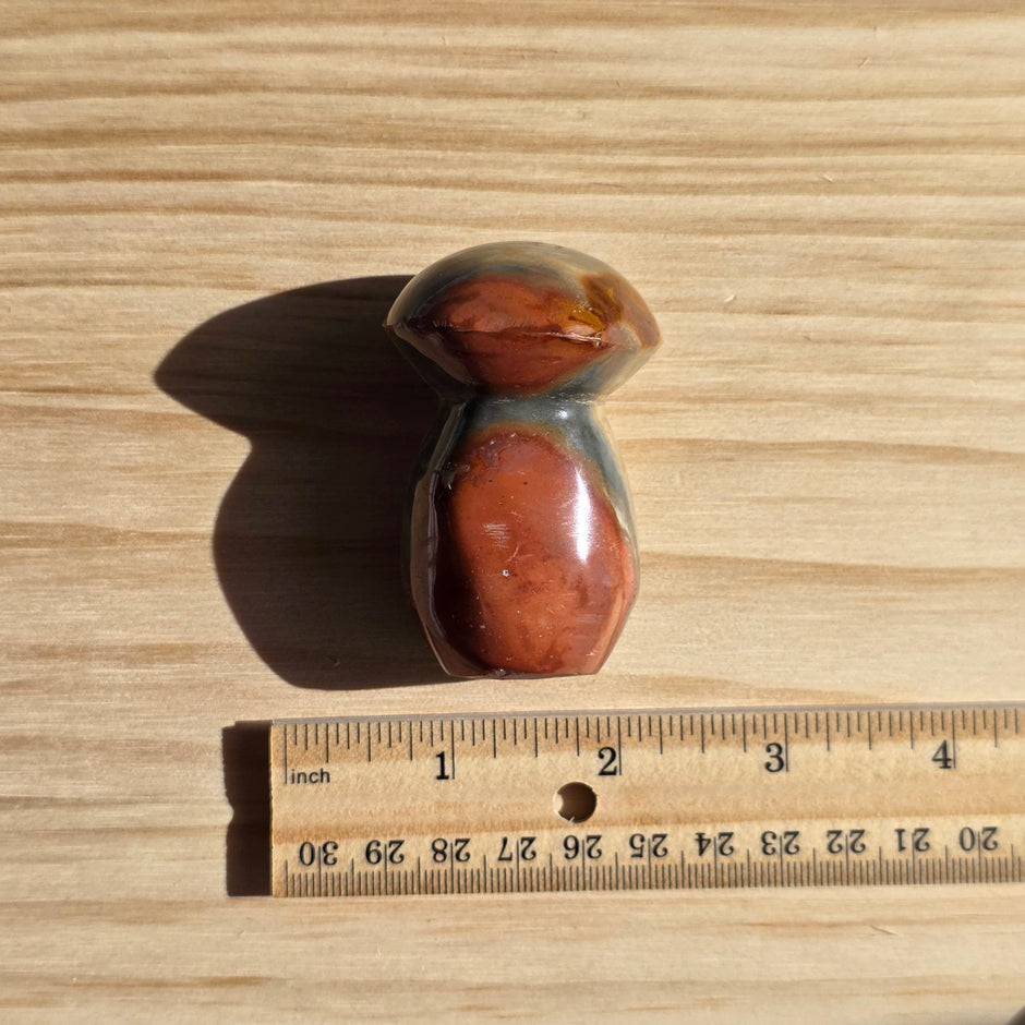 Polychrome Jasper Mushroom | Option D