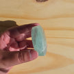 Seafoam Fluorite Palm Stone | Option Q