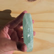 Seafoam Fluorite Palm Stone | Option R