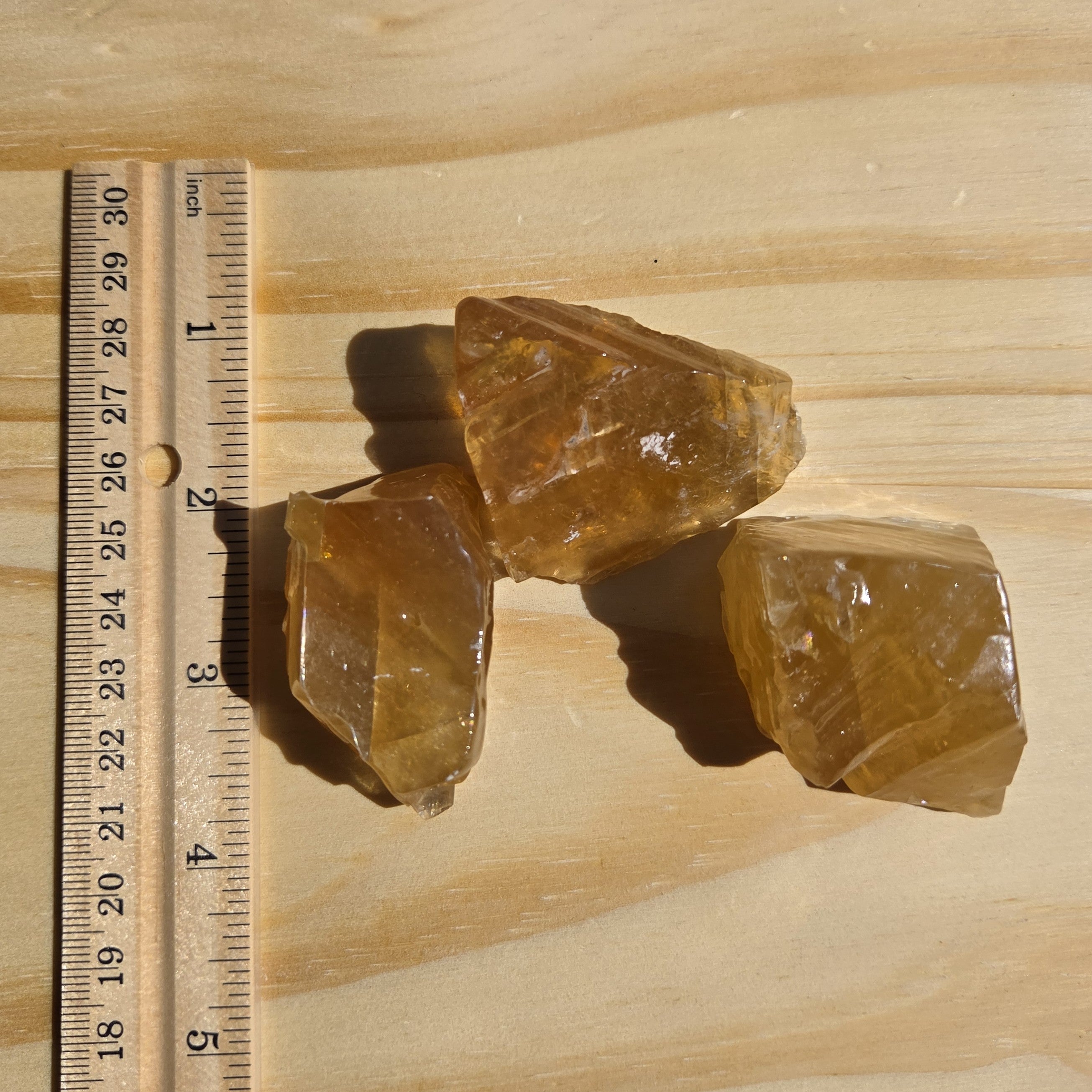 Rough Honey Calcite (Durango, MX) | One Individual Piece