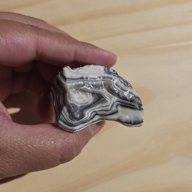 Rough Zebra Calcite (Durango, MX) | One Individual Piece