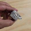 Rough Zebra Calcite (Durango, MX) | One Individual Piece