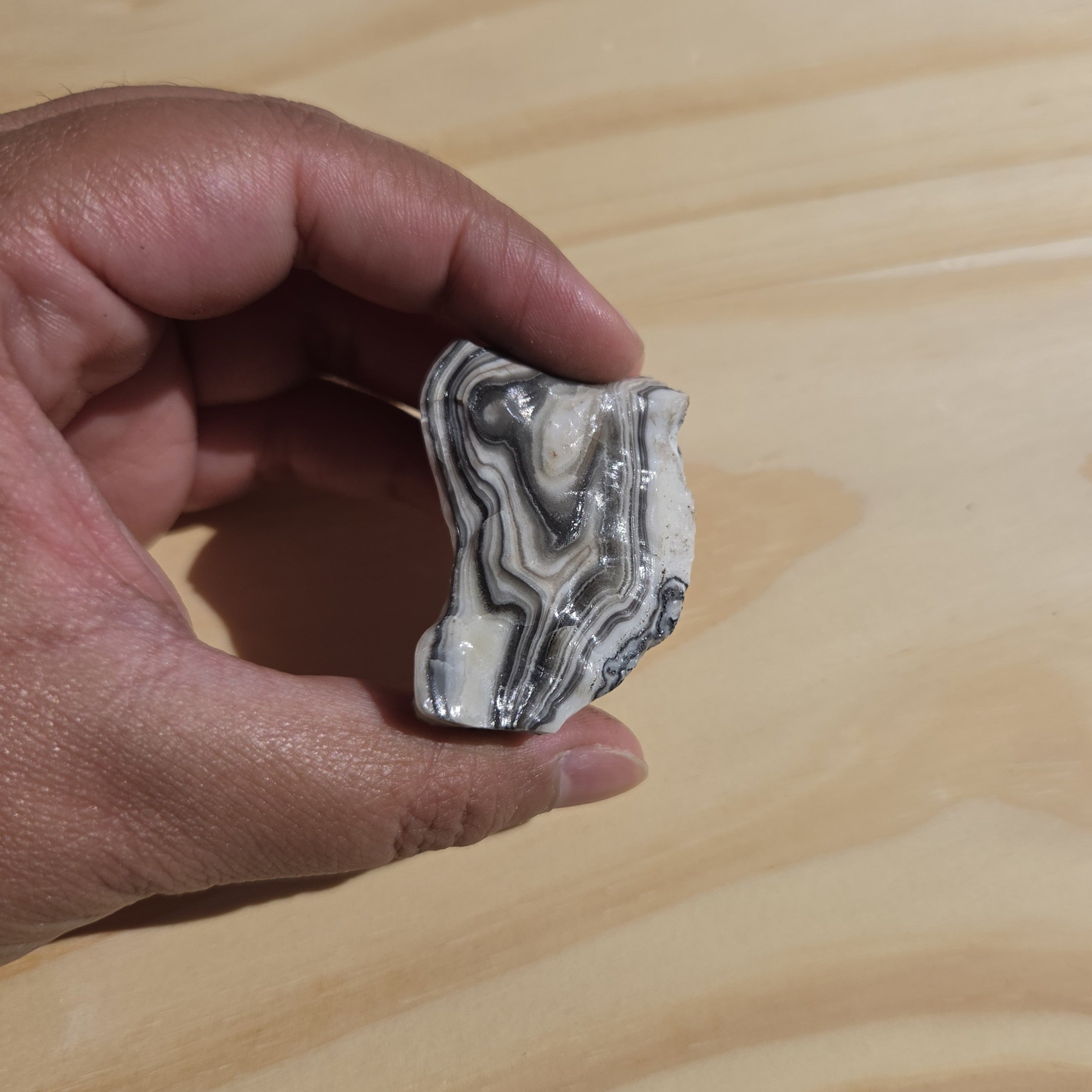 Rough Zebra Calcite (Durango, MX) | One Individual Piece