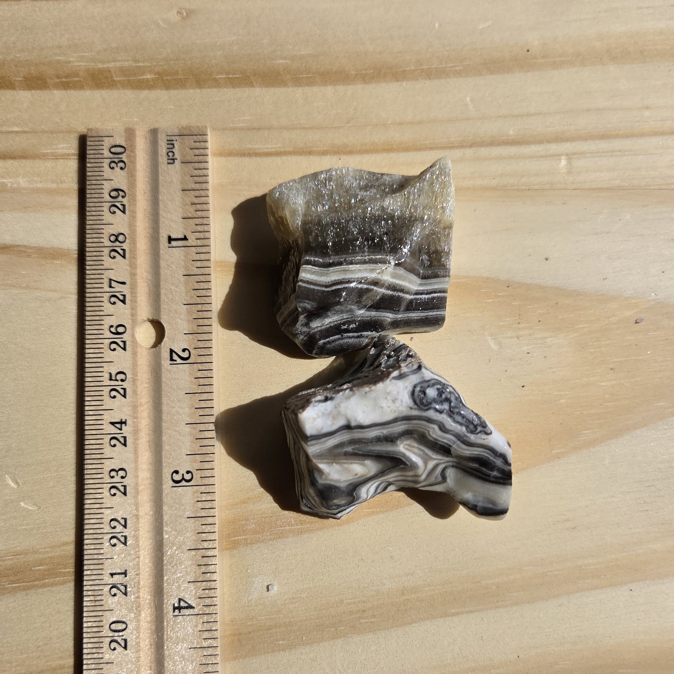 Rough Zebra Calcite (Durango, MX) | One Individual Piece