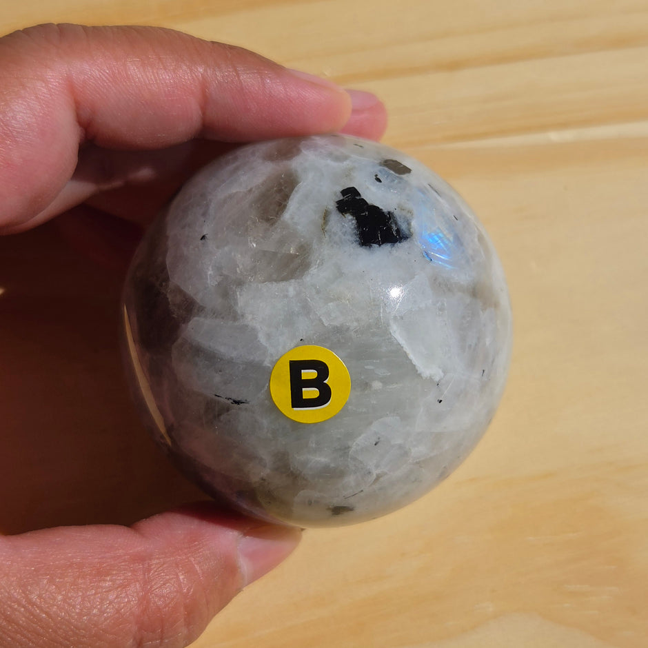 Beautiful Rainbow Moonstone Sphere | Option B