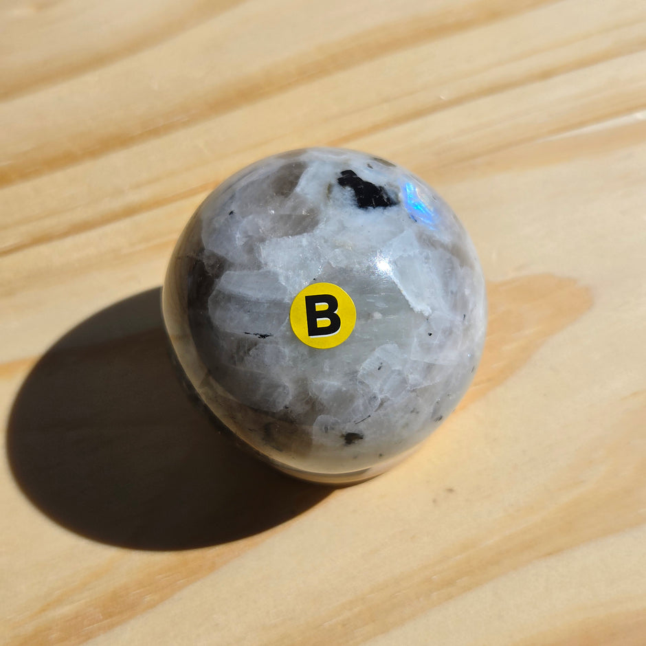 Beautiful Rainbow Moonstone Sphere | Option B