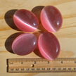 Pink Blossom Cat’s Eye Palmstone (Synthetic) | One Individual Palmstone