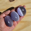 Lavender Cat's Eye Palmstone (Synthetic) | One Individual Palmstone