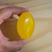 Lemon Drop Cat's Eye Palmstone (Synthetic) | One Individual Palmstone