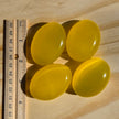 Lemon Drop Cat's Eye Palmstone (Synthetic) | One Individual Palmstone
