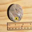 Grey Moonstone Palmstone with Blue Flash | Option A