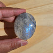 Grey Moonstone Palmstone with Blue Flash | Option D