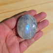 Grey Moonstone Palmstone with Blue Flash | Option D