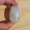 Grey Moonstone Palmstone with Blue Flash | Option E