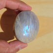Grey Moonstone Palmstone with Blue Flash | Option G